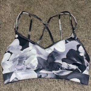 XS cute floral sports bra (fits S/M)